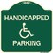 Signmission Handicapped Parking Heavy-Gauge Aluminum Architectural Sign, 18" x 18", G-1818-24629 A-DES-G-1818-24629 - alternate 1